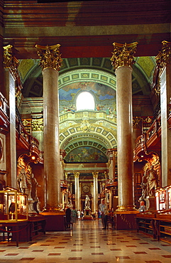 Interior of the National Library, Vienna