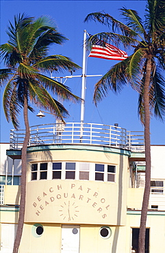 Beach patrol headquarters, Miami Beach (South Beach), Miami, Florida, USA