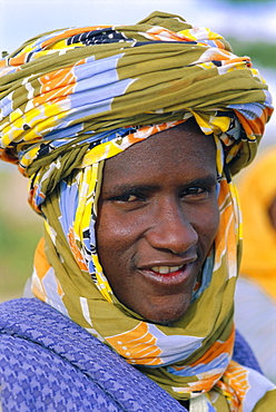 Peul tribe man, Sofara, Mali, Africa