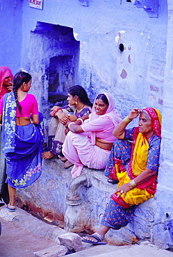 The blue town, Jodhpur, Rajasthan, India