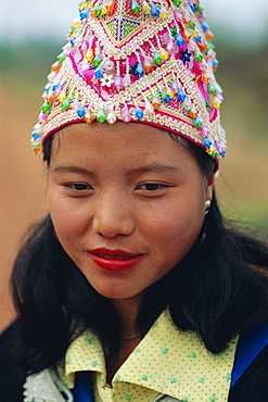 Hmong girl, Luang Prabang, Laos, Asia