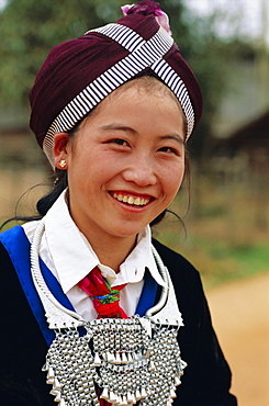 Hmong girl, Luang Prabang, Laos, Asia