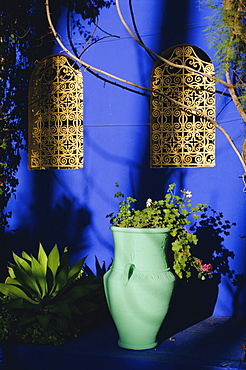 Majorelle Gardens, Marrakesh,  Morocco, North Africa