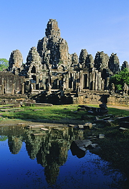 The Bayon Temple, Angkor, Siem Reap, Cambodia, Indochina, Asia