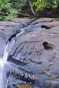 Site of Kbal Spean, Siem Reap, Cambodia, Indochina, Asia