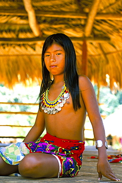 Embera Indian, Chagres National Park, Panama, Central America