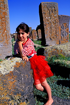 Noraduz cemetery, Lake Sevan, Armenia