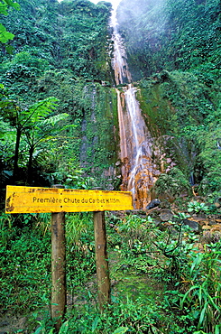 Carbet waterfall, Guadeloupe, Caribbean, Central America