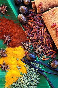 Spices, Guadeloupe, Caribbean, Central America