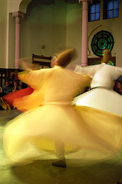 Whirling Dervishes, Sufis dancing, Istanbul, Turkey, Europe