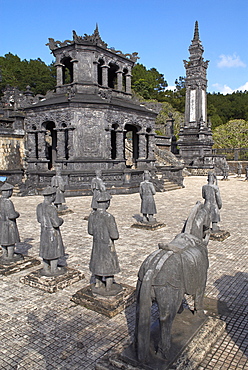 Khai Dinh tomb, Hue, Vietnam, Indochina, Southeast Asia, Asia 