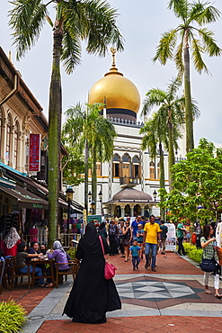 Sultan Mosque, Kampong Glam district, Singapore, Southeast Asia, Asia