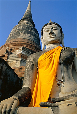 Wat Yai Chai Mongkon, Ayuthaya, Pce de Phra Nakhon Si Ayutthaya, Thailand 