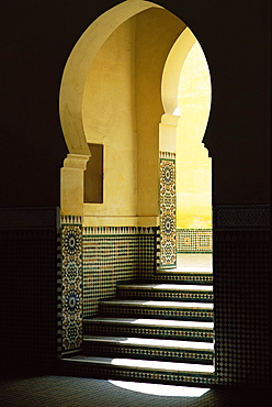 Tomb of Moulay Ismail, Meknes, UNESCO World Heritage Site, Morocco, North Africa, Africa