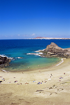 Papagayo beach, Lanzarote, Canary Islands, Spain, Atlantic Ocean, Europe