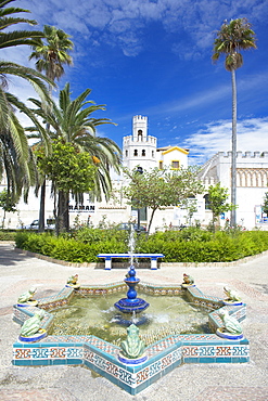 Plaza Santa Maria, Tarifa, Costa de la Luz, Cadiz Province, Andalucia (Andalusia), Spain, Europe