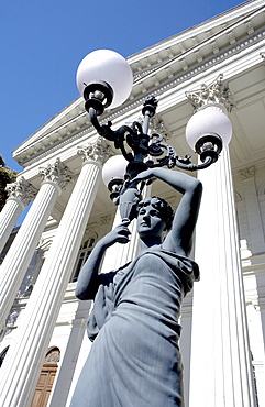 The former National Congress building (Congreso Nacional), Santiago de Chile, Chile, South America