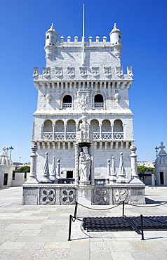 Belem Tower, UNESCO World Heritage Site, Belem, Lisbon, Portugal, Europe