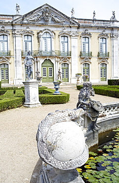 The Queluz Palace, once the summer residence of the Braganza Kings, Queluz, near Lisbon, Portugal, Europe