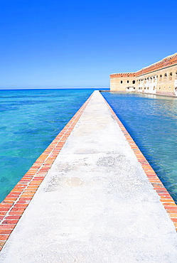 Passageway, Fort Jefferson, Dry Tortugas National Park, Florida, United States of America, North America