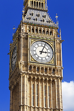 Big Ben, Westminster, UNESCO World Heritage Site, London, England, United Kingdom, Europe