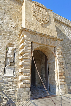 Ses Taules Gate, Old Town (Dalt Vila), UNESCO World Heritage Site, Ibiza town, Ibiza, Balearic Islands, Spain, Europe 