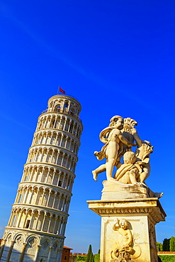 Leaning Tower, UNESCO World Heritage Site, Pisa, Tuscany, Italy, Europe