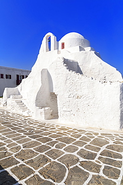 Panagia Paraportian chapel, Mykonos Town, Mykonos, Cyclades Islands, Greek Islands, Greece, Europe