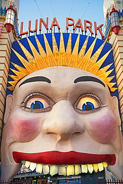 Luna Park entrance, Sydney, New South Wales, Australia, Pacific