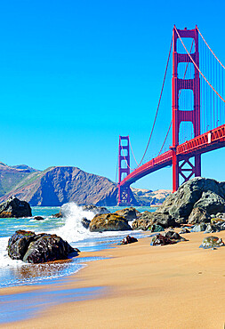 Golden Gate Bridge, San Francisco, California, United States of America, North America