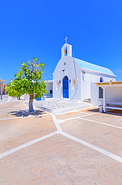 Orthodox chapel, Ramos village, Serifos Island, Cyclades Islands, Greece