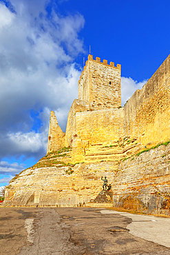 Lombardia Castle, Enna, Sicily, Italy, Mediterranean, Europe