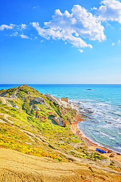 Riserva Naturale di Punta Bianca, Palma di Montechiaro, Agrigento, Sicily, Italy