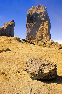 Roque Nublo (mountain peak), near Ayacata, Gran Canaria, Canary Islands, Spain, Atlantic, Europe