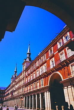 Plaza Mayor, 17th century Spanish architecture, Madrid, Spain