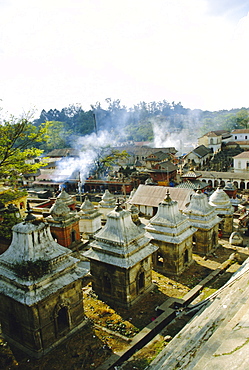 Hindu temples at Pashupatinath, Katmandu, Nepal