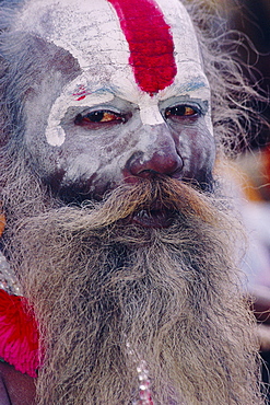 Portrait of an Indian Sadhu, Pashupatinath, Katmandu, Nepal