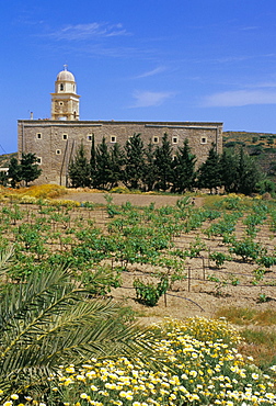 The Christian monastery of Moni Touplou, near Vai, eastern Crete, island of Crete, Greece, Mediterranean, Europe