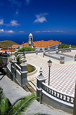 Valverde main church and square, Valverde, El Hierro, Canary Islands, Spain, Atlantic, Europe