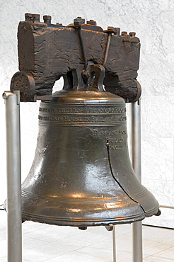 On July 8 1776, the Liberty Bell rang out from the tower of Independence Hall summoning citizens to hear the first public reading of the Declaration of Independence by colonel John Nixon, Philadelphia, Pennsylvania, United States of America, North America