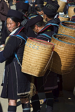 Sapa morning market, Sapa, Northern Vietnam, Southeast Asia, Asia