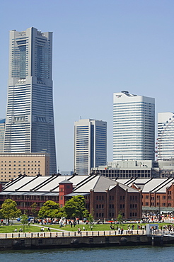 Akarenga red brick warehouses, Minato Mirai, Yokohama, Kanagawa prefecture, Japan, Asia