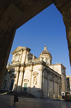 Cathedral of the Assumption of the Virgin Mary, Old Town, Dubrovnik, UNESCO World Heritage Site, Dalmatia, Croatia, Europe