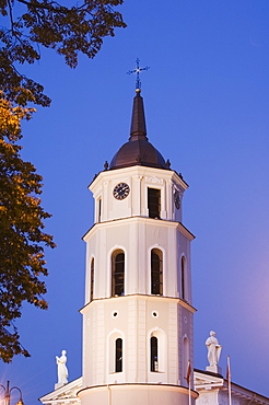 Cathedral bell tower dating from the 13th century, Old Town, UNESCO World Heritage Site, Vilnius, Lithuania, Baltic States, Europe