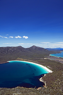 White Sand Beach, Wineglass Bay, Coles Bay, Freycinet Peninsula, Freycinet National Park,Tasmania, Australia, Pacific