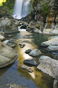 Bomod (Big) Waterfall, Banga-an, near Sagada Town, The Cordillera Mountains, Benguet Province, Luzon, Philippines, Southeast Asia, Asia