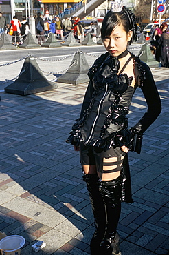 Teenager, Harajuku ward, Tokyo, Japan, Asia