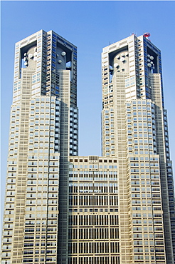 Metropolitan Government Building skyscraper, Shinjuku District, Tokyo, Honshu Island, Japan, Asia