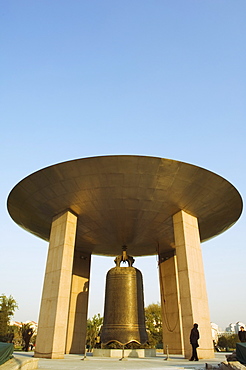 Giant Bell monument, Beijing, China, Asia