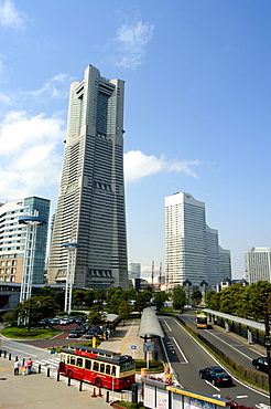 Landmark Tower, harbour area, Yokohama city, Honshu island, Japan, Asia 